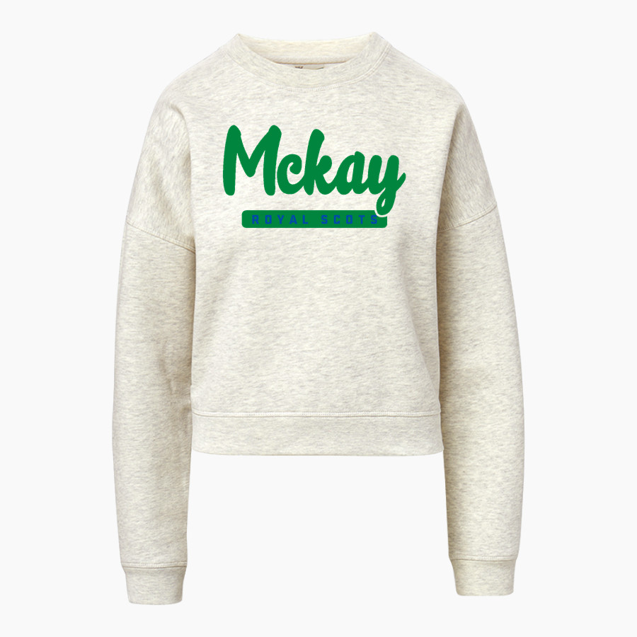 MCKAY HIGH SCHOOL ROYAL SCOTS <span class="pdp-name-mascot">McKAY ROYAL SCOTS</span> MV Sport Women's Vintage Fleece Crew
