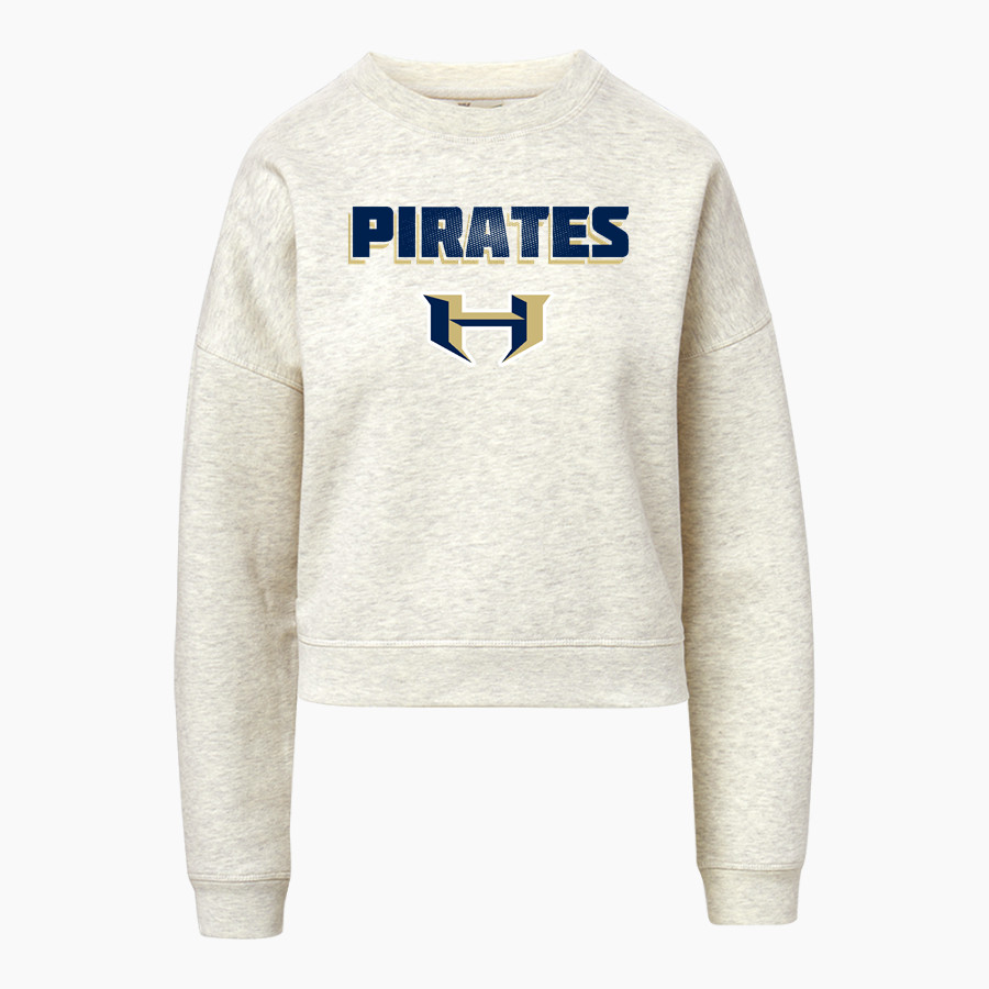 HIDALGO EARLY COLLEGE HIGH SCHOOL PIRATES <span class="pdp-name-mascot">HIDALGO EARLY COLLEGE PIRATES</span> MV Sport Women's Vintage Fleece Crew