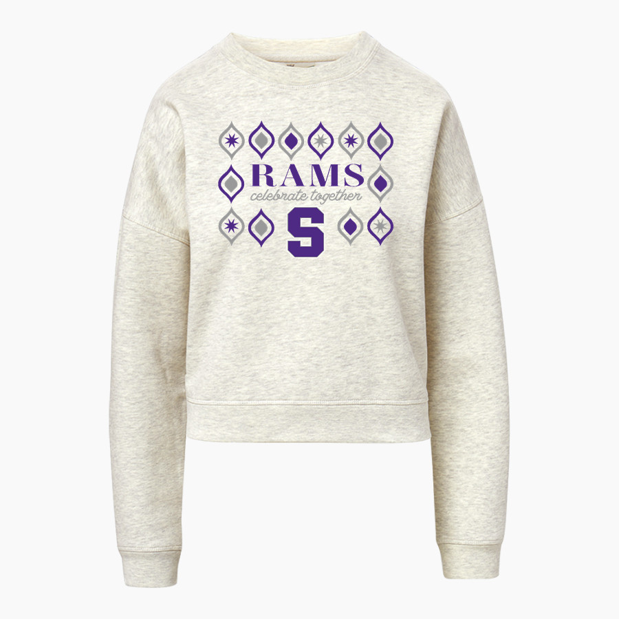 STRASBURG HIGH SCHOOL RAMS MV Sport Women's Vintage Fleece Crew