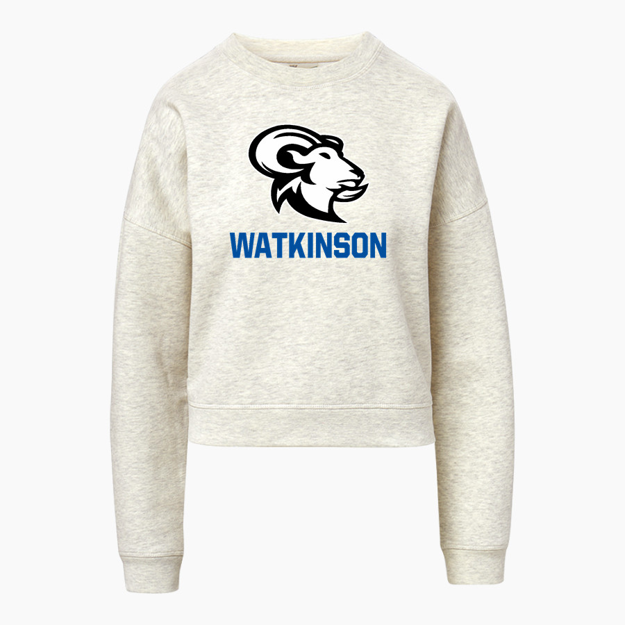 Watkinson Rams <span class="pdp-name-mascot">Watkinson Rams</span> MV Sport Women's Vintage Fleece Crew