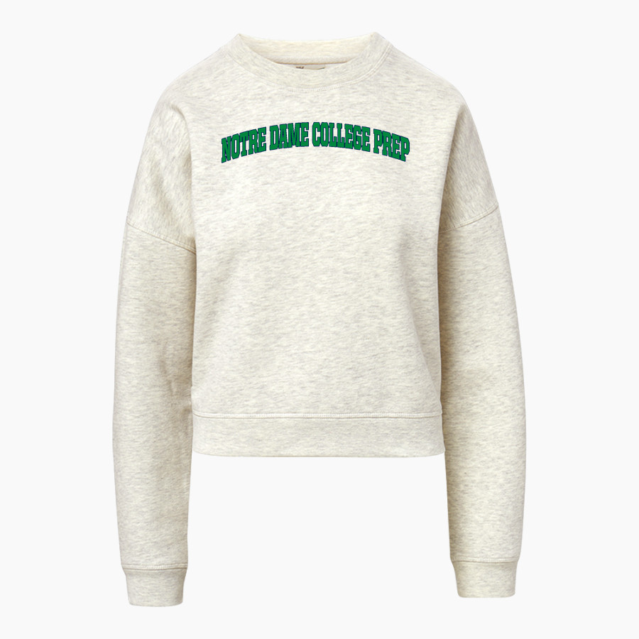 Notre Dame College Prep The Official Online Store <span class="pdp-name-mascot">Notre Dame Dons</span> MV Sport Women's Vintage Fleece Crew