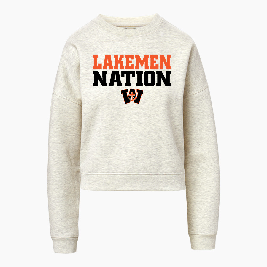 WILSON CENTRAL HIGH SCHOOL ATHLETICS <span class="pdp-name-mascot">WILSON LAKEMEN</span> MV Sport Women's Vintage Fleece Crew