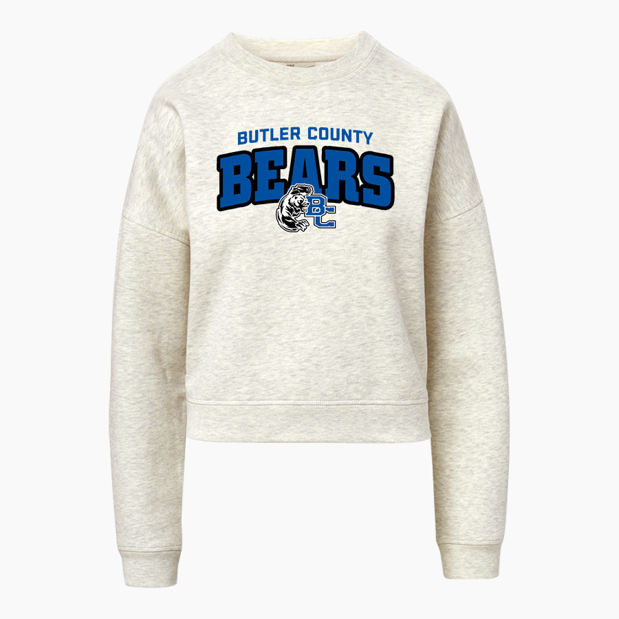 Butler County Bears <span class="pdp-name-mascot">Butler County Bears</span> MV Sport Women's Vintage Fleece Crew