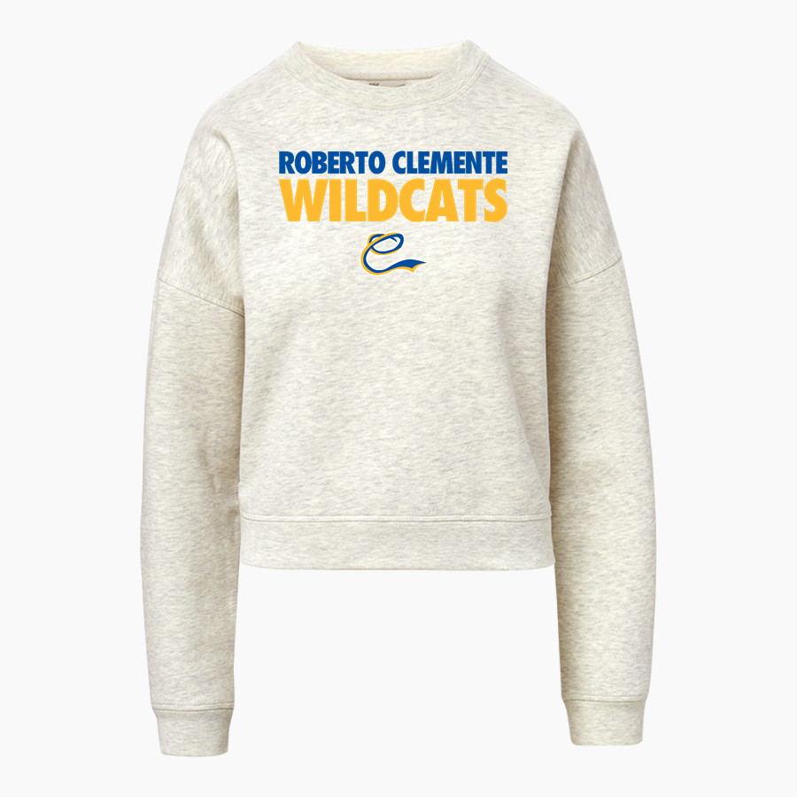 ROBERTO CLEMENTE HIGH SCHOOL WILDCATS <span class="pdp-name-mascot">ROBERTO CLEMENTE WILDCATS</span> MV Sport Women's Vintage Fleece Crew