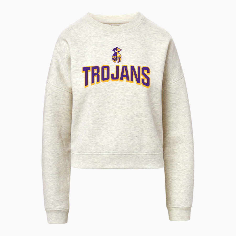 SEBEKA HIGH SCHOOL Trojans Online Store <span class="pdp-name-mascot">SEBEKA TROJANS</span> MV Sport Women's Vintage Fleece Crew