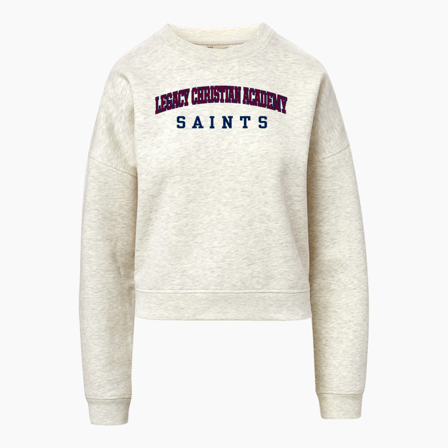 Legacy Christian Academy Saints MV Sport Women's Vintage Fleece Crew