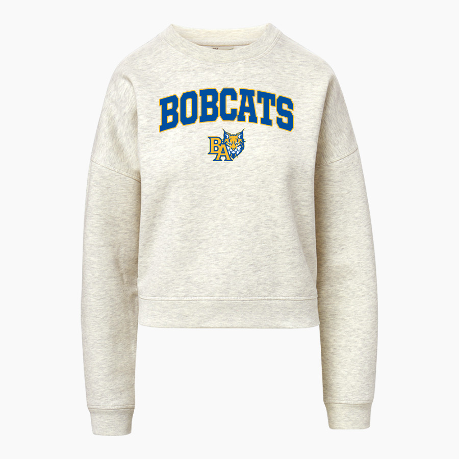 BACON ACADEMY BOBCATS MV Sport Women's Vintage Fleece Crew