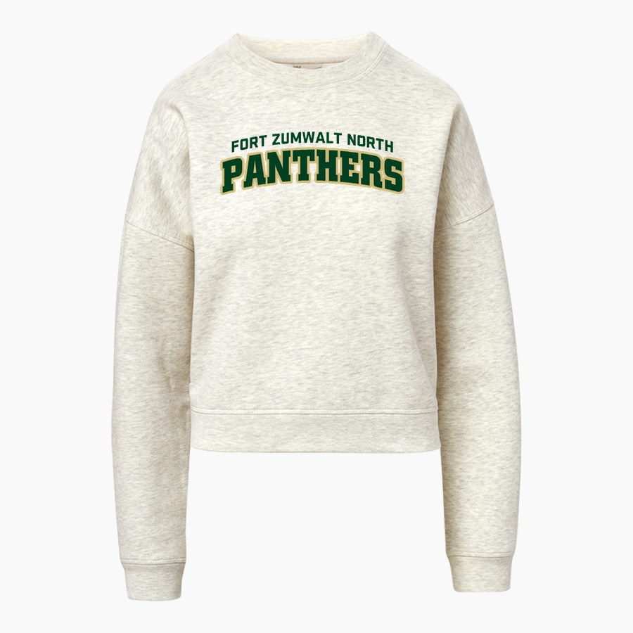 FORT ZUMWALT NORTH HIGH SCHOOL PANTHERS <span class="pdp-name-mascot">FORT ZUMWALT NORTH PANTHERS</span> MV Sport Women's Vintage Fleece Crew
