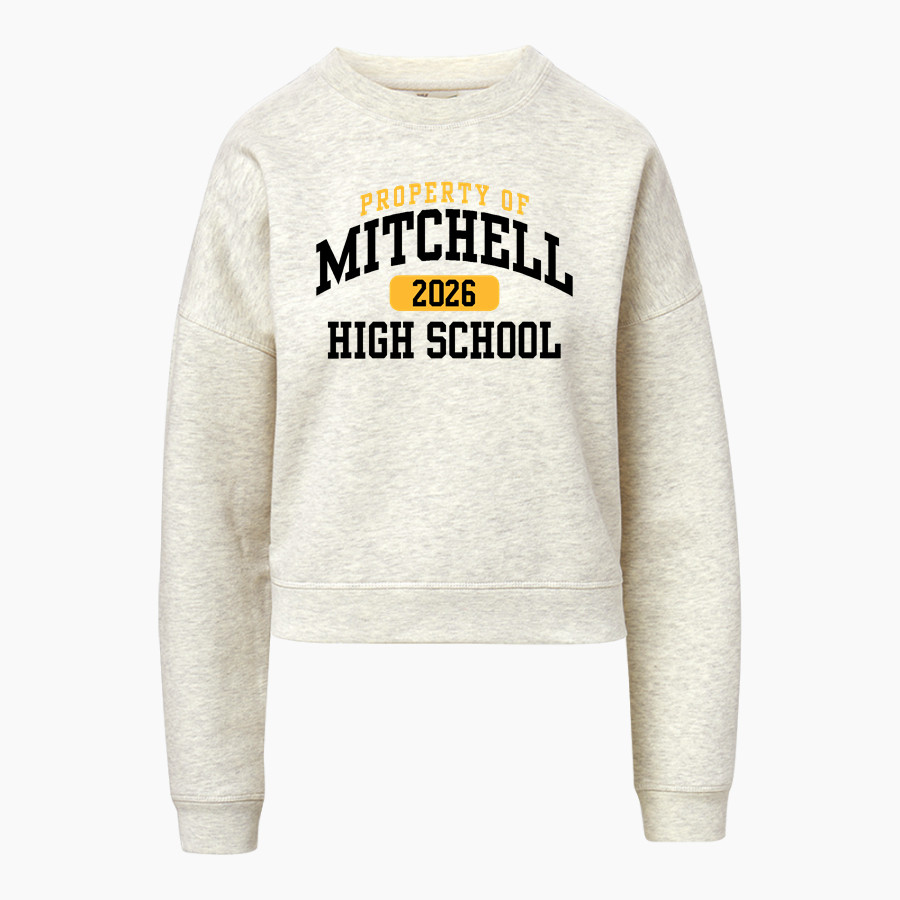 MITCHELL HIGH SCHOOL TIGERS <span class="pdp-name-mascot">MITCHELL TIGERS</span> MV Sport Women's Vintage Fleece Crew