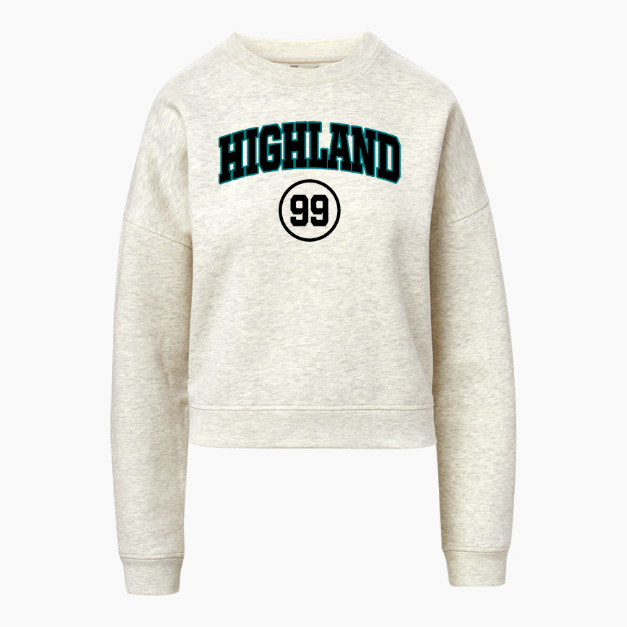 Highland Hawks <span class="pdp-name-mascot">Highland Hawks</span> MV Sport Women's Vintage Fleece Crew