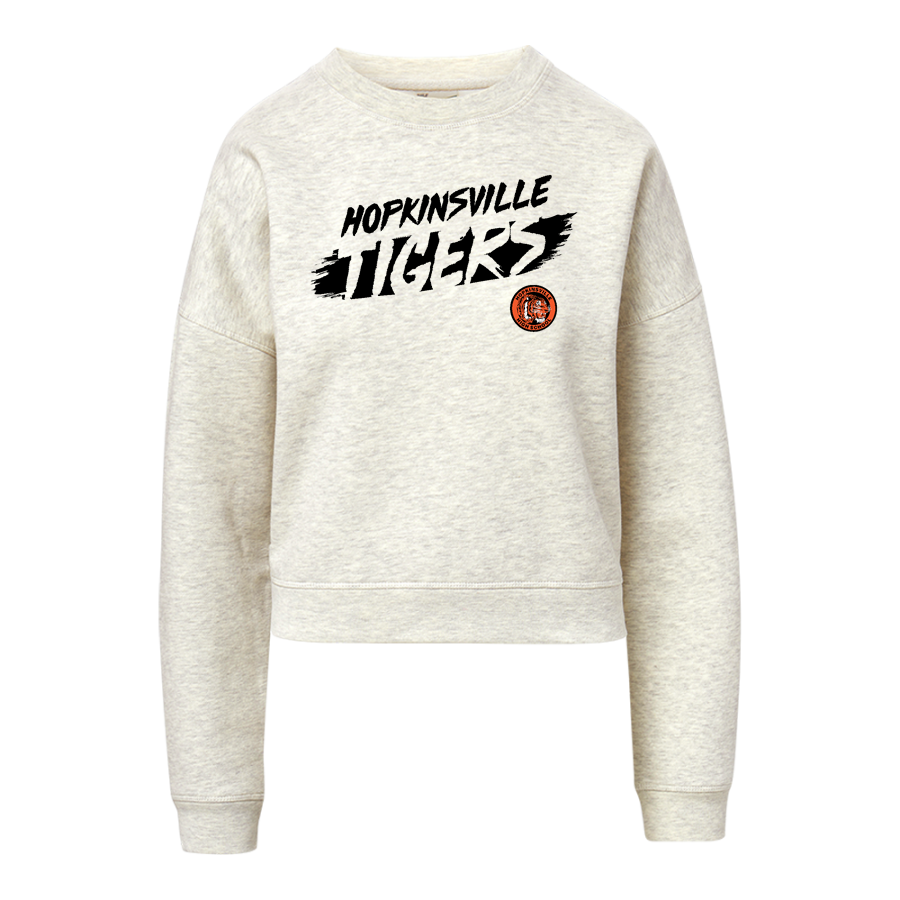 HOPKINSVILLE HIGH SCHOOL TIGERS <span class="pdp-name-mascot">HOPKINSVILLE TIGERS</span> MV Sport Women's Vintage Fleece Crew