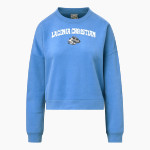 Laconia Christian Academy Timberwolves MV Sport Women's Vintage Fleece Crew Front Thumbnail