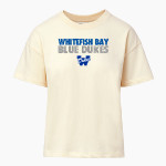 Whitefish Bay Blue Dukes MV Sport Women's Coastal Color Tee Front Thumbnail