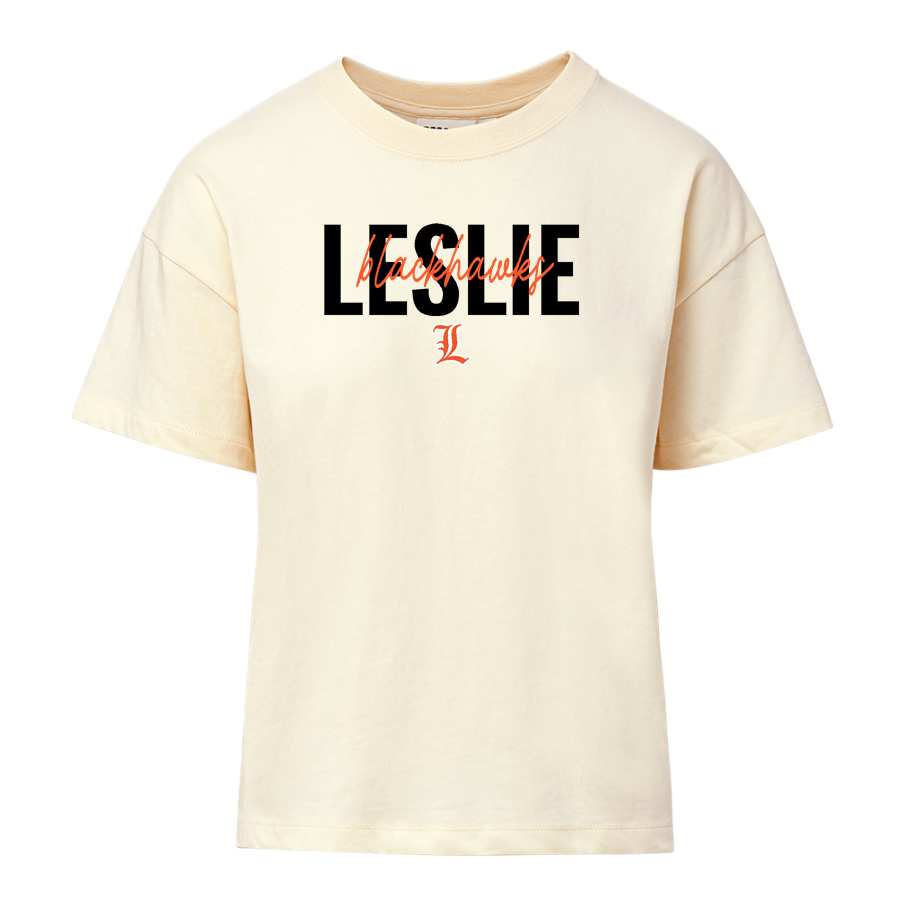 LESLIE HIGH SCHOOL BLACKHAWKS <span class="pdp-name-mascot">LESLIE BLACKHAWKS</span> MV Sport Women's Coastal Color Tee