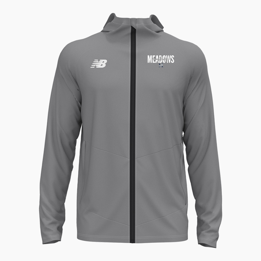 Meadows School The Official Store of the Mustangs <span class="pdp-name-mascot">Meadows School Mustangs</span> New Balance Men's Away Hoodie
