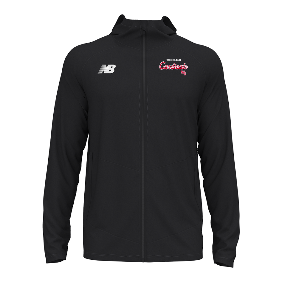 WOODLAND CHRISTIAN SCHOOL CARDINALS <span class="pdp-name-mascot">WOODLAND CARDINALS</span> New Balance Men's Away Hoodie