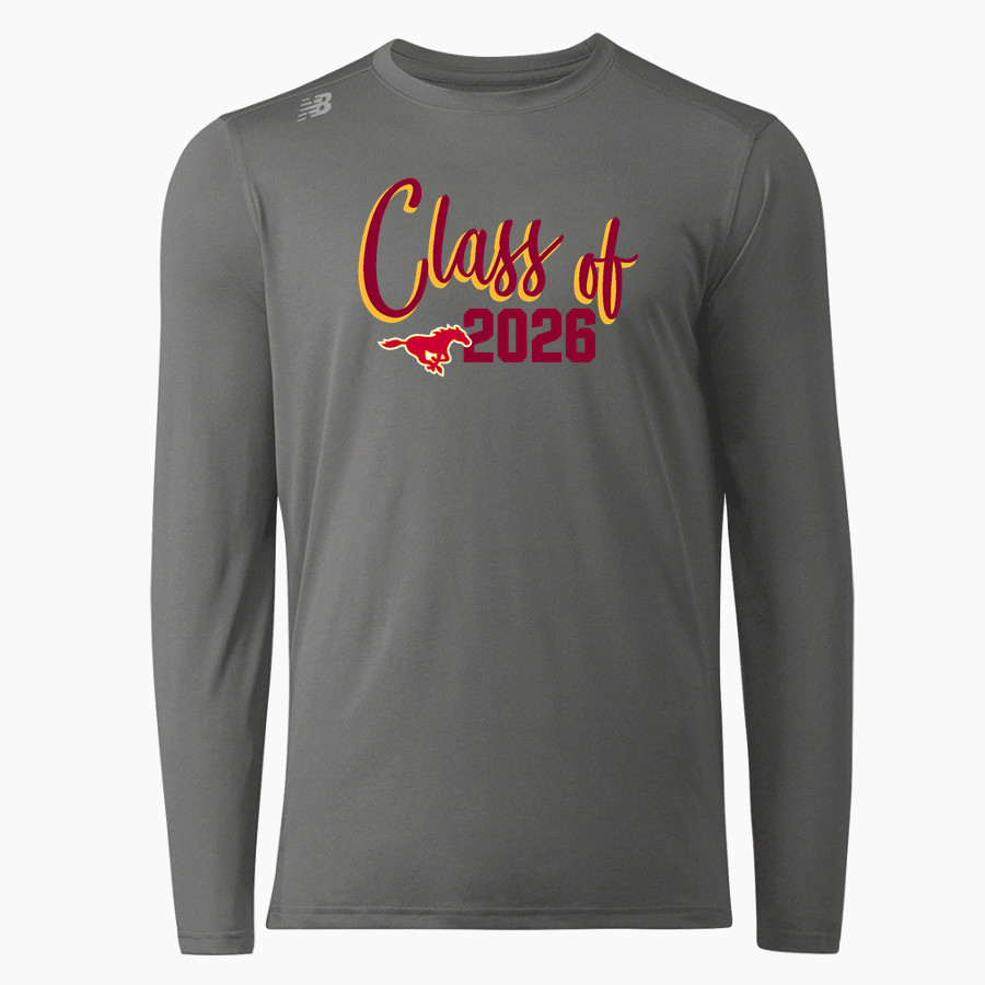 Lincoln Mustangs New Balance Men's Long-Sleeve Tech Tee