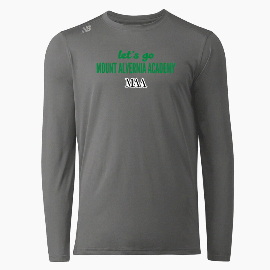 Mount Alvernia Academy Hawks New Balance Men's Long-Sleeve Tech Tee