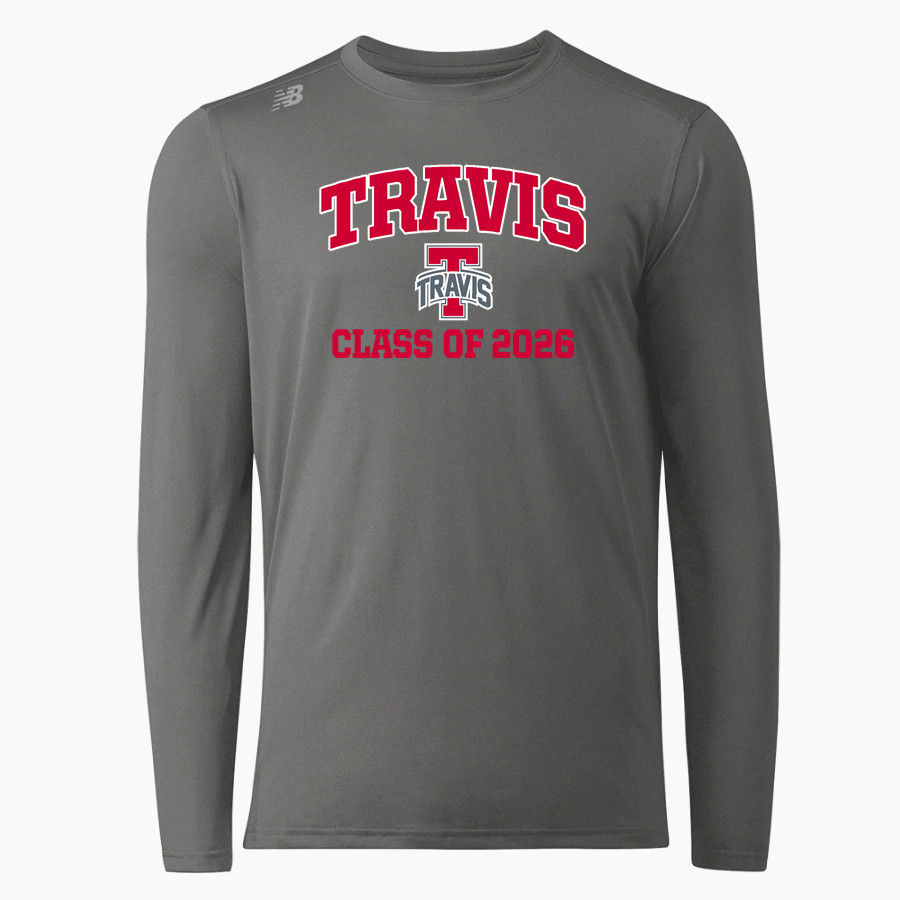 TRAVIS HIGH SCHOOL TIGERS New Balance Men's Long-Sleeve Tech Tee