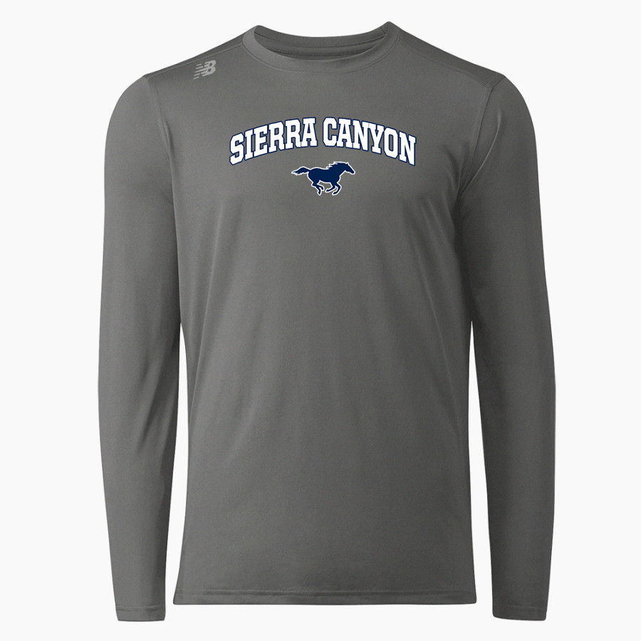 Sierra Canyon School Trailblazers Online Store New Balance Men's Long-Sleeve Tech Tee