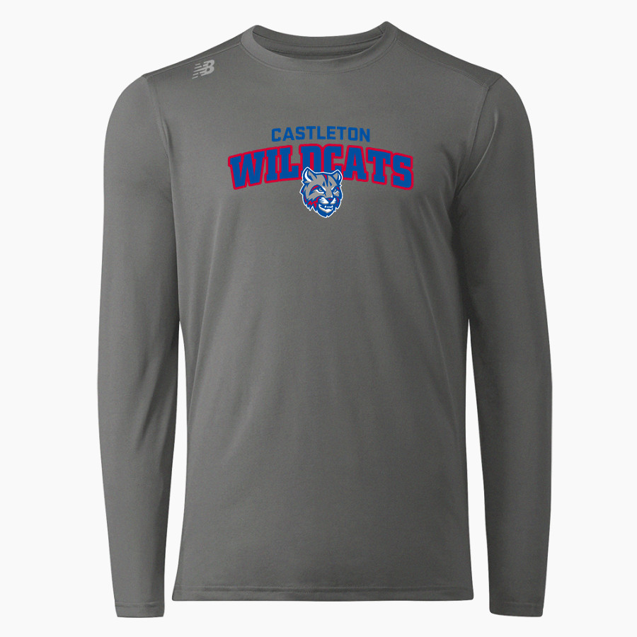 Castleton Wildcats New Balance Men's Long-Sleeve Tech Tee