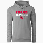 LAURENS CENTRAL SCHOOL LEOPARDS New Balance Men's Fleece Hoody Front Thumbnail