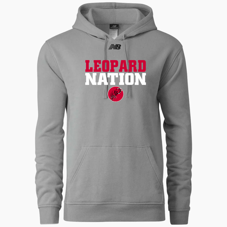 LAURENS CENTRAL SCHOOL LEOPARDS New Balance Men's Fleece Hoody