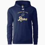 Red Lodge Rams New Balance Men's Fleece Hoody Front Thumbnail