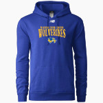 WADENA DEER CREEK HIGH SCHOOL WOLVERINES New Balance Men's Fleece Hoody Front Thumbnail