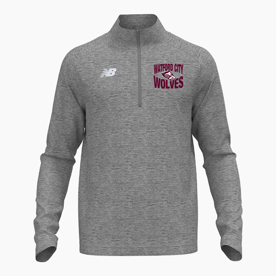 WATFORD CITY HIGH SCHOOL WOLVES New Balance Men's Athletics Half-Zip Pullover 2.0