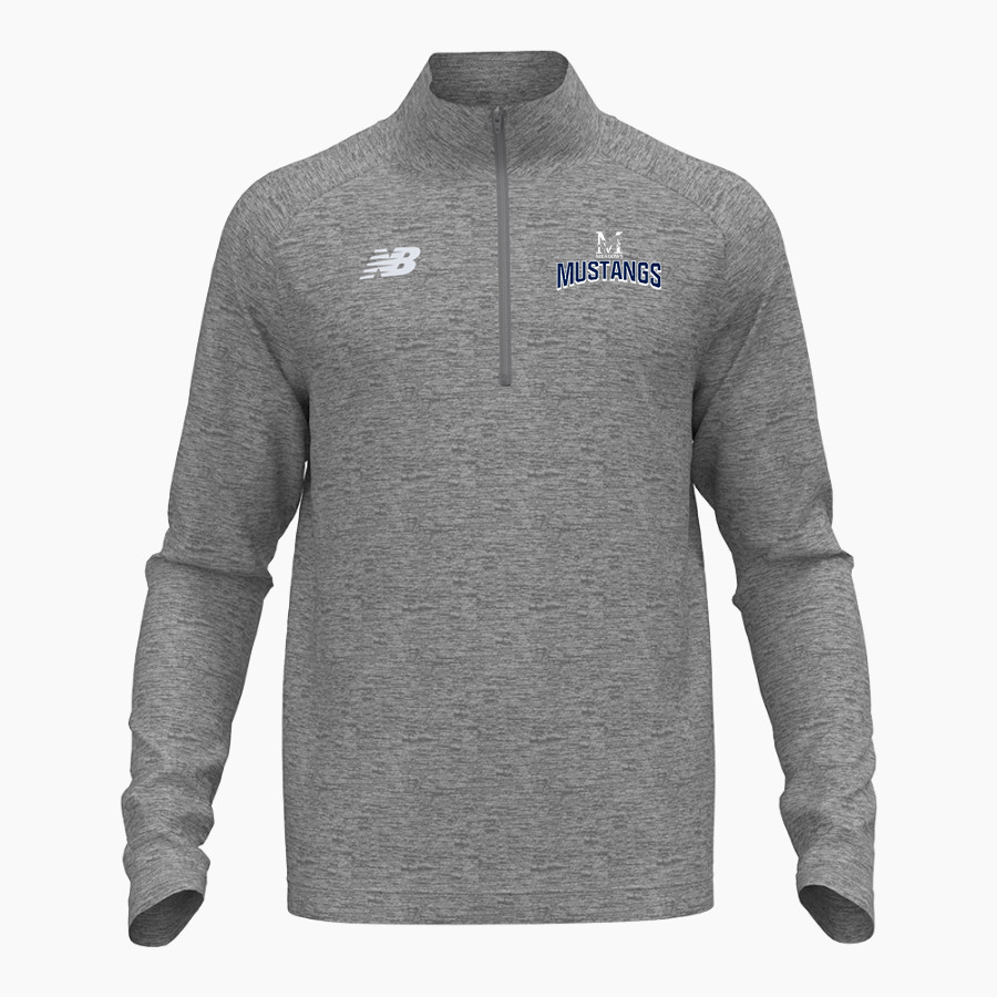 Meadows School The Official Store of the Mustangs <span class="pdp-name-mascot">Meadows School Mustangs</span> New Balance Men's Athletics Half-Zip Pullover 2.0