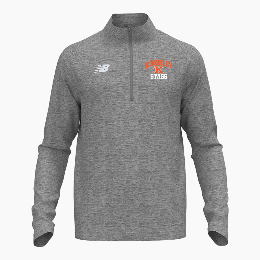 KINGSLEY HIGH SCHOOL STAGS <span class="pdp-name-mascot">KINGSLEY AREA STAGS</span> New Balance Men's Athletics Half-Zip Pullover 2.0