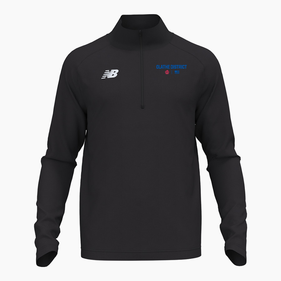 Olathe District Schools School District <span class="pdp-name-mascot">Olathe District S School District</span> New Balance Men's Athletics Half-Zip Pullover 2.0