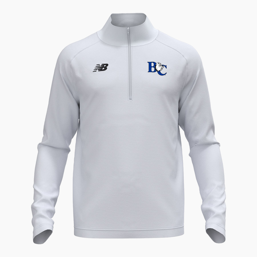 Barton College Official Store of the Bulldogs <span class="pdp-name-mascot">Barton Bulldogs</span> New Balance Men's Athletics Half-Zip Pullover 2.0