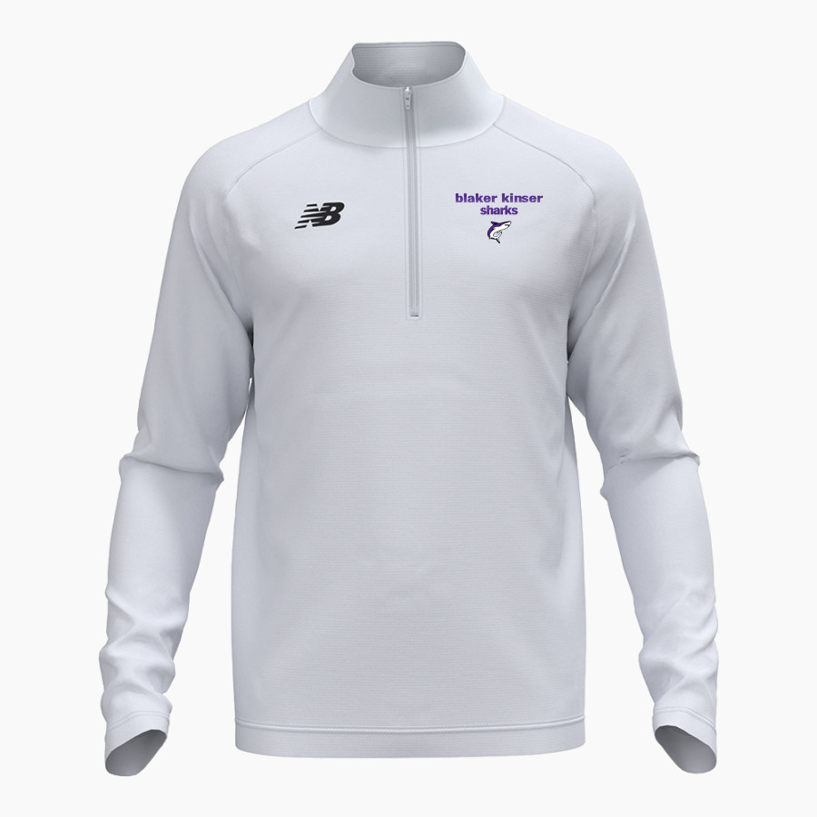 Blaker Kinser Sharks <span class="pdp-name-mascot">Blaker Kinser Sharks</span> New Balance Men's Athletics Half-Zip Pullover 2.0