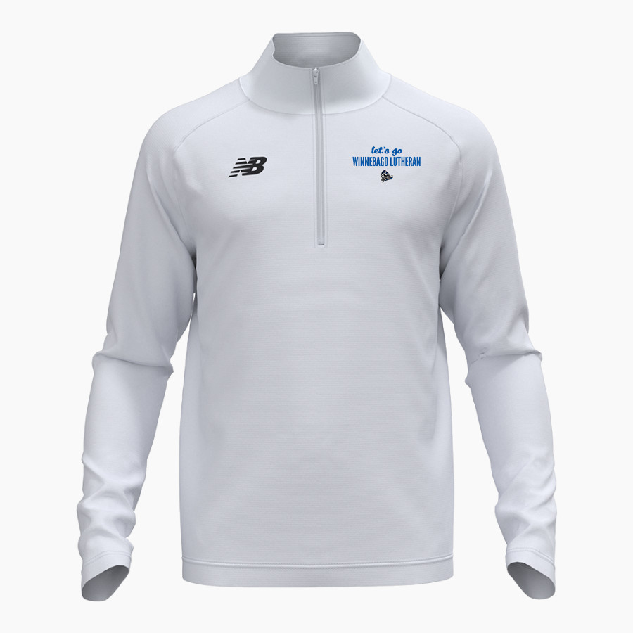 Winnebago Lutheran Vikings Online Store <span class="pdp-name-mascot">Winnebago Lutheran Academy Vikings</span> New Balance Men's Athletics Half-Zip Pullover 2.0