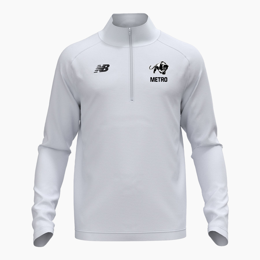 METRO ACADEMIC & CLASSICAL HIGH SCHOOL Online Store <span class="pdp-name-mascot">METRO ACADEMY & CLASSICAL METRO PANTHERS</span> New Balance Men's Athletics Half-Zip Pullover 2.0
