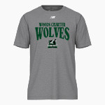 Woods Charter Wolves New Balance Men's Activate Tech Tee Front Thumbnail