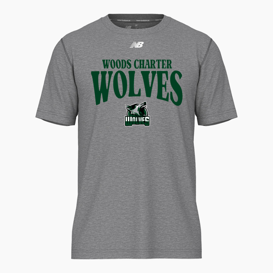 Woods Charter Wolves New Balance Men's Activate Tech Tee