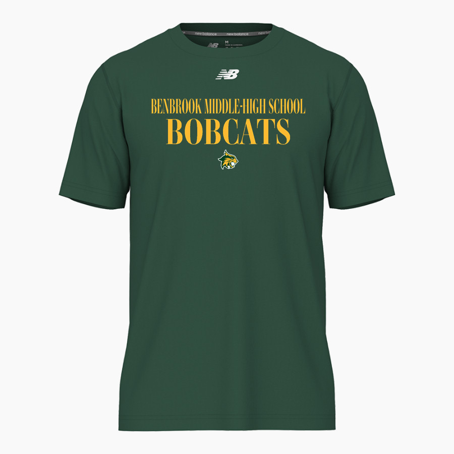 BENBROOK MIDDLE HIGH SCHOOL BOBCATS <span class="pdp-name-mascot">BENBROOK MIDDLE BOBCATS</span> New Balance Men's Activate Tech Tee