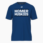 Homer Huskies <span class="pdp-name-mascot">Homer Huskies</span> New Balance Men's Activate Tech Tee Front Thumbnail