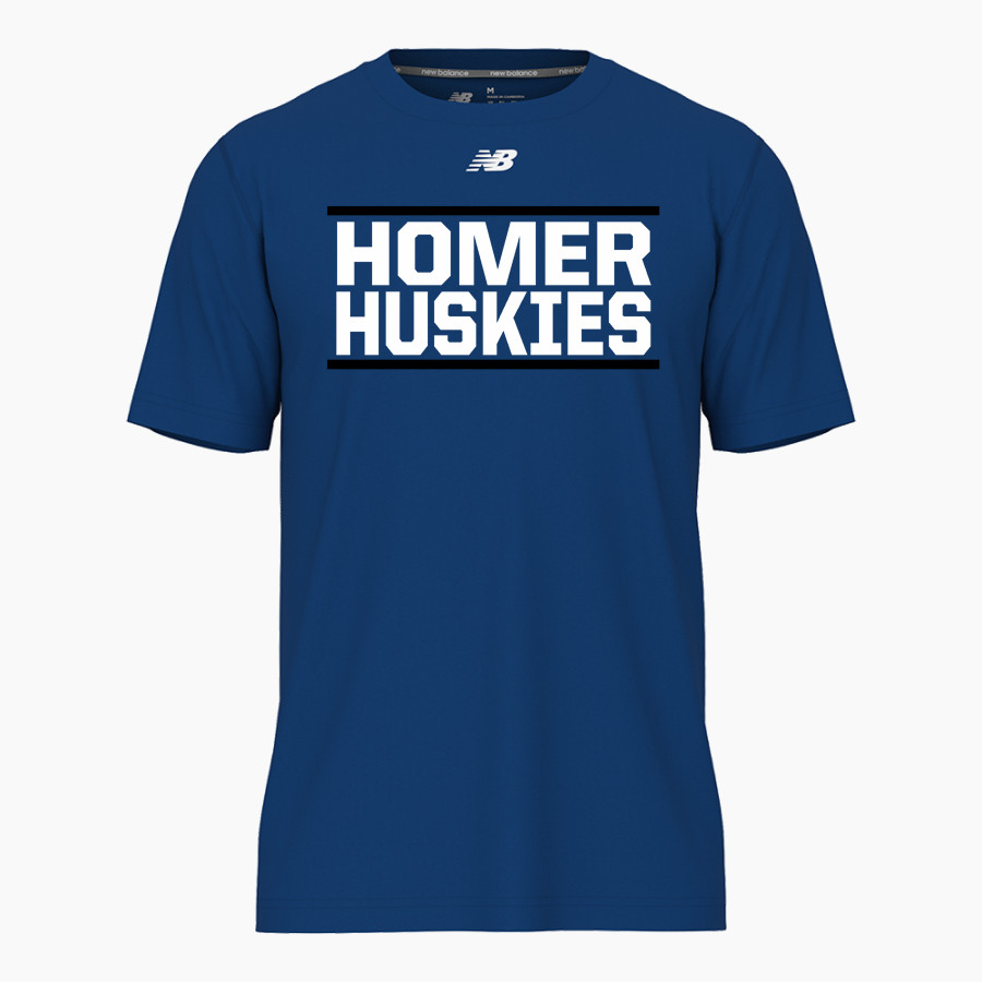 Homer Huskies <span class="pdp-name-mascot">Homer Huskies</span> New Balance Men's Activate Tech Tee