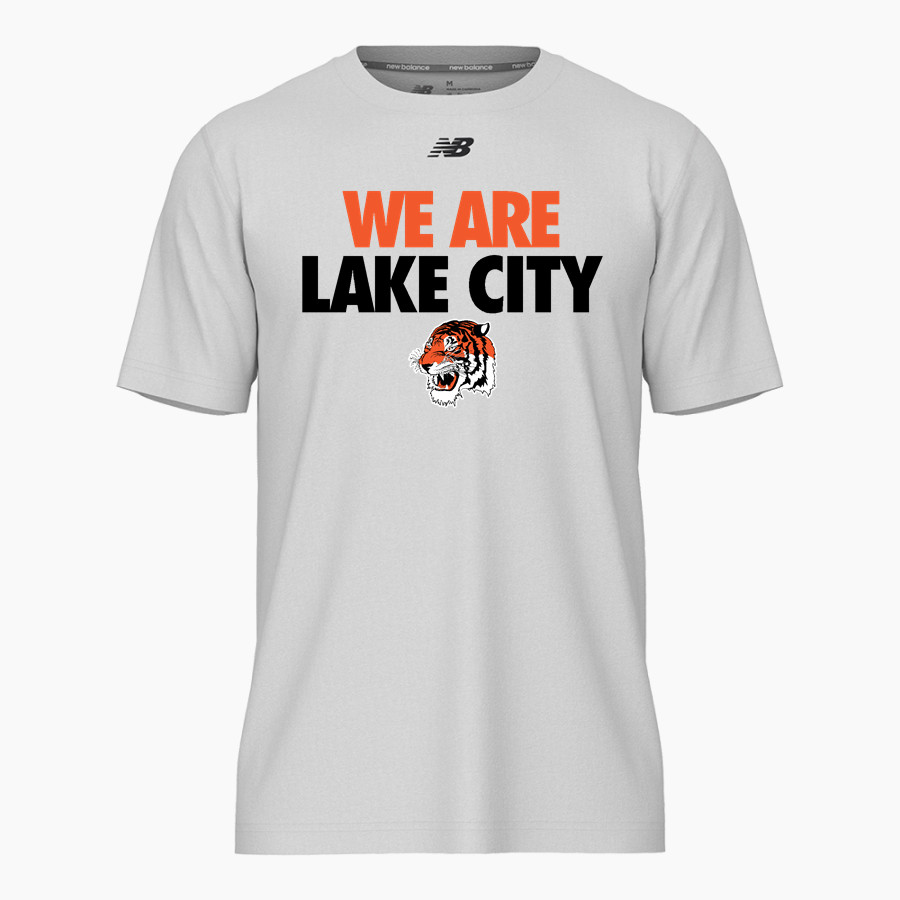 LAKE CITY HIGH SCHOOL TIGERS <span class="pdp-name-mascot">LAKE CITY TIGERS</span> New Balance Men's Activate Tech Tee