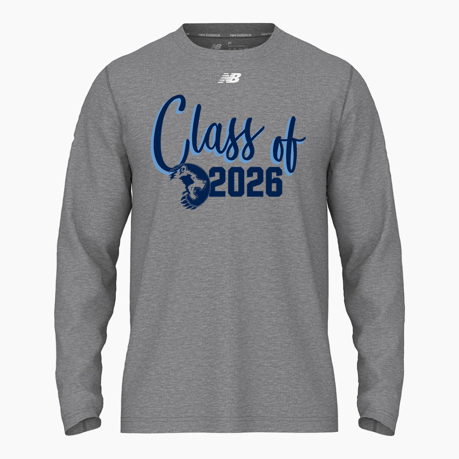 BARTLESVILLE HIGH SCHOOL BRUINS New Balance Men's Activate Long Sleeve Tech Tee