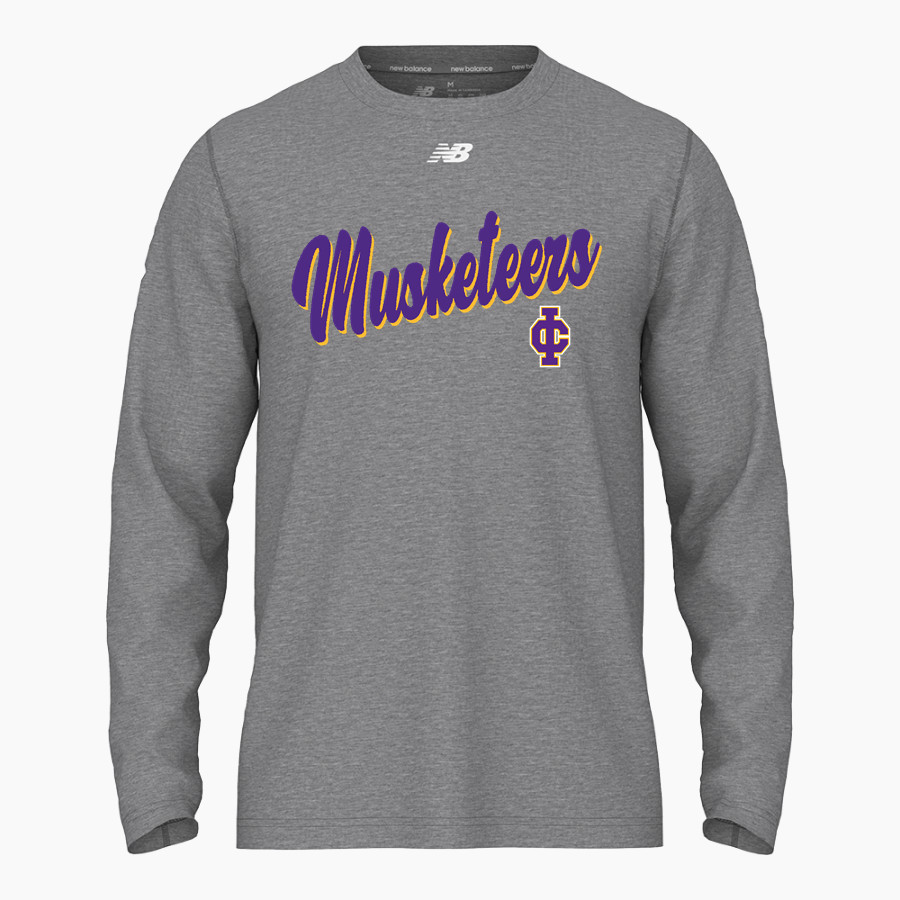 CENTRAL ISLIP HIGH SCHOOL MUSKETEERS <span class="pdp-name-mascot">CENTRAL ISLIP MUSKETEERS</span> New Balance Men's Activate Long Sleeve Tech Tee
