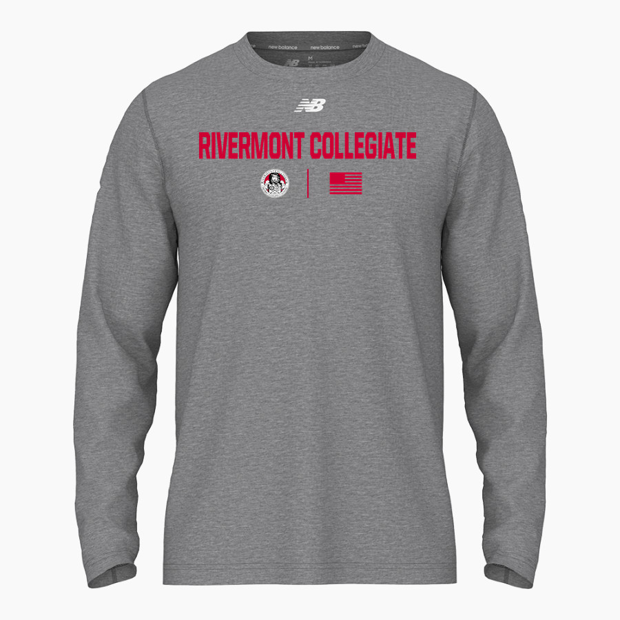 Rivermont Collegiate Lions New Balance Men's Activate Long Sleeve Tech Tee
