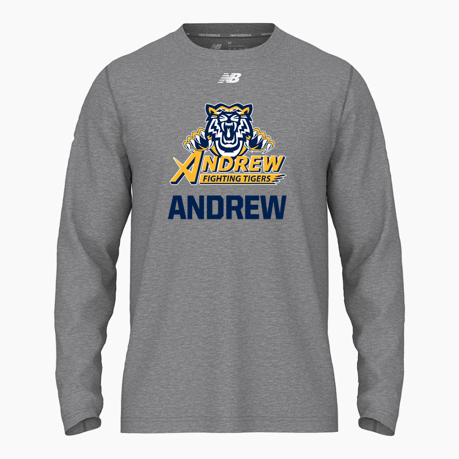 Andrew Tigers <span class="pdp-name-mascot">Andrew College Tigers</span> New Balance Men's Activate Long Sleeve Tech Tee