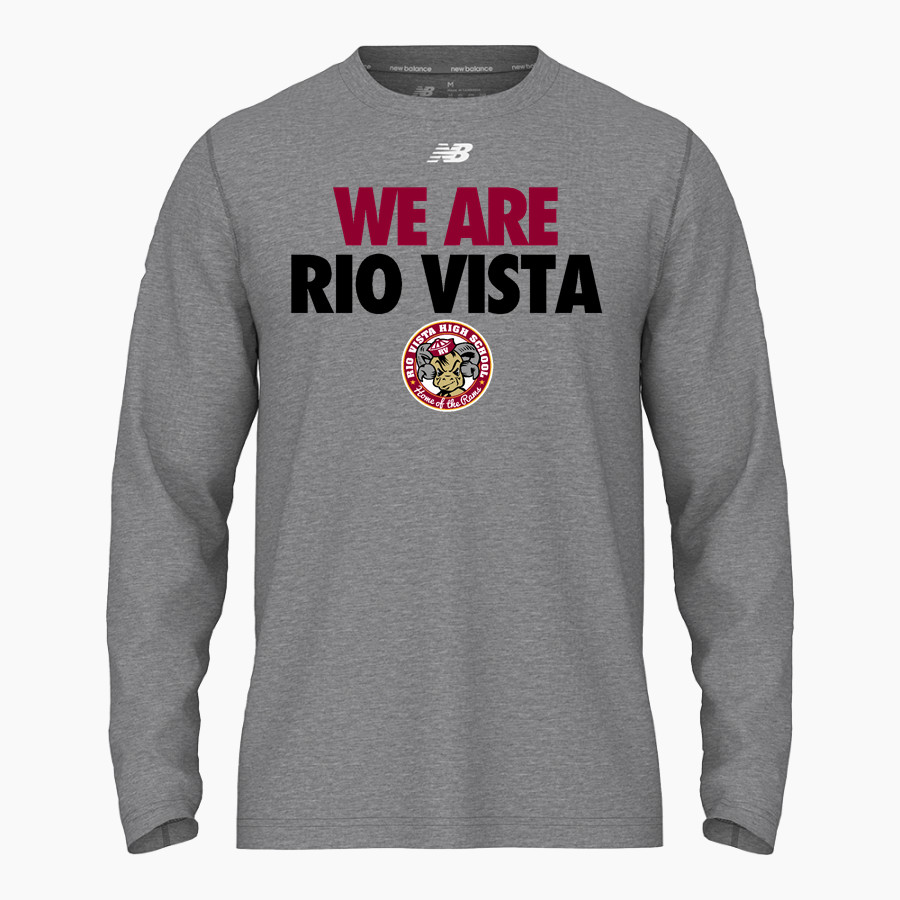 RIO VISTA HIGH SCHOOL RAMS <span class="pdp-name-mascot">RIO VISTA RAMS</span> New Balance Men's Activate Long Sleeve Tech Tee