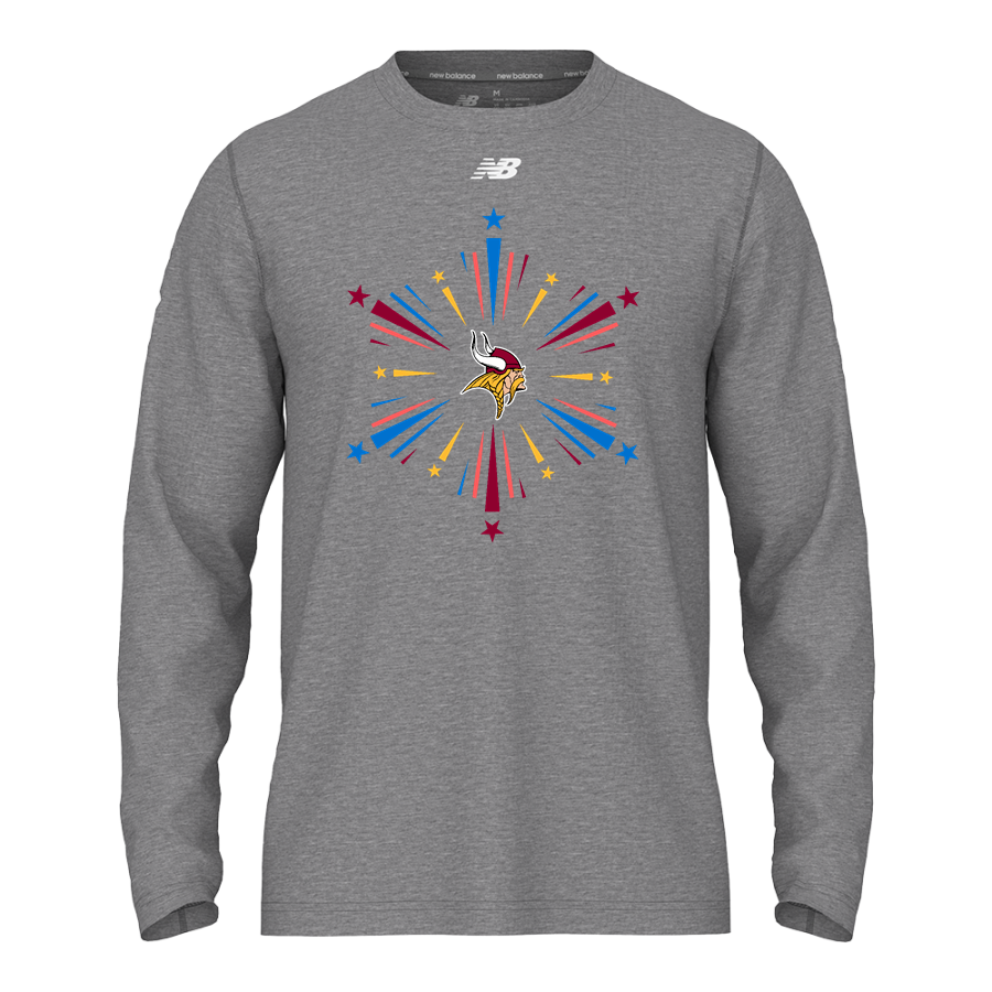 VIEWMONT HIGH SCHOOL VIKINGS <span class="pdp-name-mascot">VIEWMONT VIKINGS</span> New Balance Men's Activate Long Sleeve Tech Tee