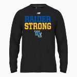 WARREN EAST HIGH SCHOOL RAIDERS New Balance Men's Activate Long Sleeve Tech Tee Front Thumbnail